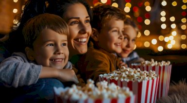 Voucher do Cinema City - bilet dla rodziny 2+2 + zestaw rodzinny