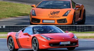 Pojedynek Ferrari Italia vs. Lamborghini Gallardo - przejazd autem sportowym